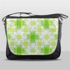 Intersecting Lines Pattern Messenger Bags by dflcprints