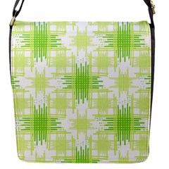 Intersecting Lines Pattern Flap Messenger Bag (s) by dflcprints