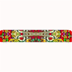 Chicken Monkeys Smile In The Floral Nature Looking Hot Small Bar Mats by pepitasart