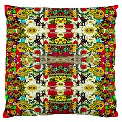 Chicken Monkeys Smile In The Floral Nature Looking Hot Standard Flano Cushion Case (one Side) by pepitasart