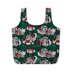 Christmas Kittens Full Print Recycle Bag (m)