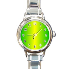 Pattern Round Italian Charm Watch