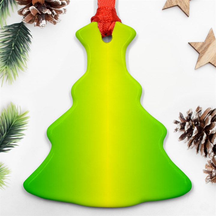 Pattern Christmas Tree Ornament (Two Sides)