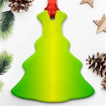 Pattern Christmas Tree Ornament (Two Sides) Back