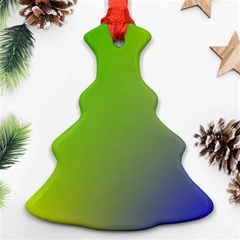 Pattern Christmas Tree Ornament (two Sides)