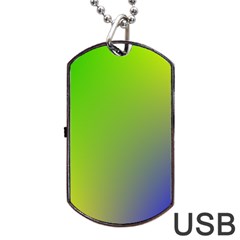 Pattern Dog Tag Usb Flash (one Side) by gasi