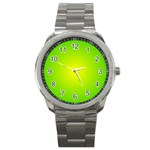 Pattern Sport Metal Watch Front