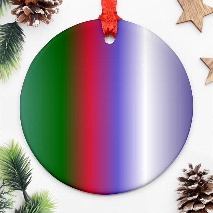 Pattern Round Ornament (Two Sides)