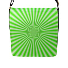 Pattern Flap Messenger Bag (l) 