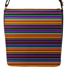 Pattern Flap Messenger Bag (S)