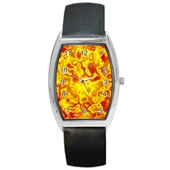 Pattern Barrel Style Metal Watch by gasi