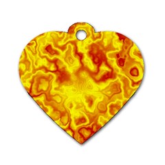 Pattern Dog Tag Heart (two Sides) by gasi