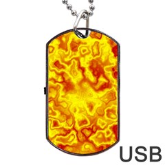 Pattern Dog Tag Usb Flash (one Side) by gasi