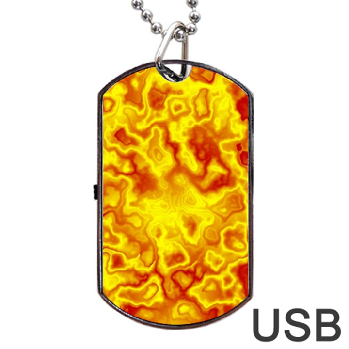 Pattern Dog Tag USB Flash (One Side)