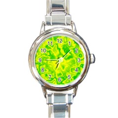 Pattern Round Italian Charm Watch by gasi