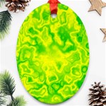 Pattern Oval Ornament (Two Sides) Back