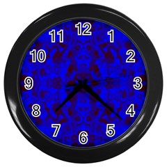 Pattern Wall Clocks (black) by gasi