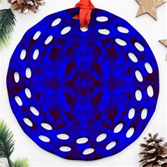 Pattern Round Filigree Ornament (two Sides) by gasi