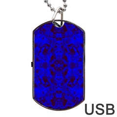 Pattern Dog Tag Usb Flash (two Sides) by gasi