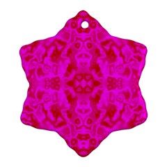 Pattern Snowflake Ornament (two Sides) by gasi