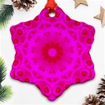 Pattern Snowflake Ornament (Two Sides) Back