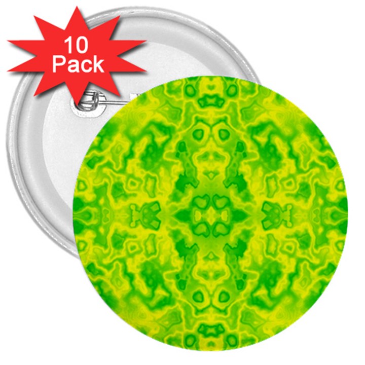 Pattern 3  Buttons (10 pack) 