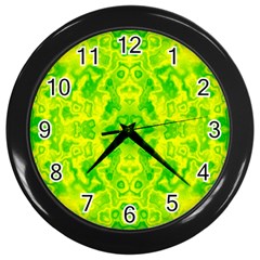 Pattern Wall Clocks (black) by gasi