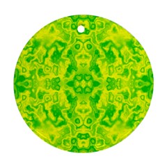 Pattern Round Ornament (two Sides)