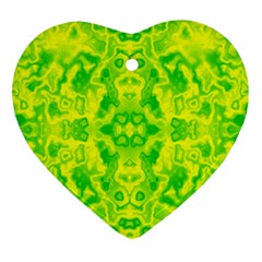 Pattern Heart Ornament (two Sides) by gasi