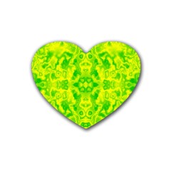 Pattern Rubber Coaster (heart)  by gasi