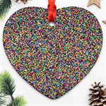 Pattern Heart Ornament (Two Sides) Front