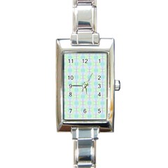 Pattern Rectangle Italian Charm Watch