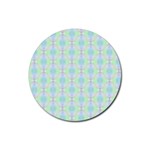 Pattern Rubber Round Coaster (4 pack)  Front