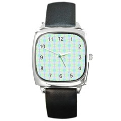 Pattern Square Metal Watch by gasi