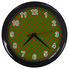 Grey And White Carbon Fiber Wall Clocks (black) by PodArtist