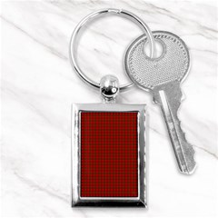 Royal Stuart Tartan Key Chains (rectangle)  by PodArtist