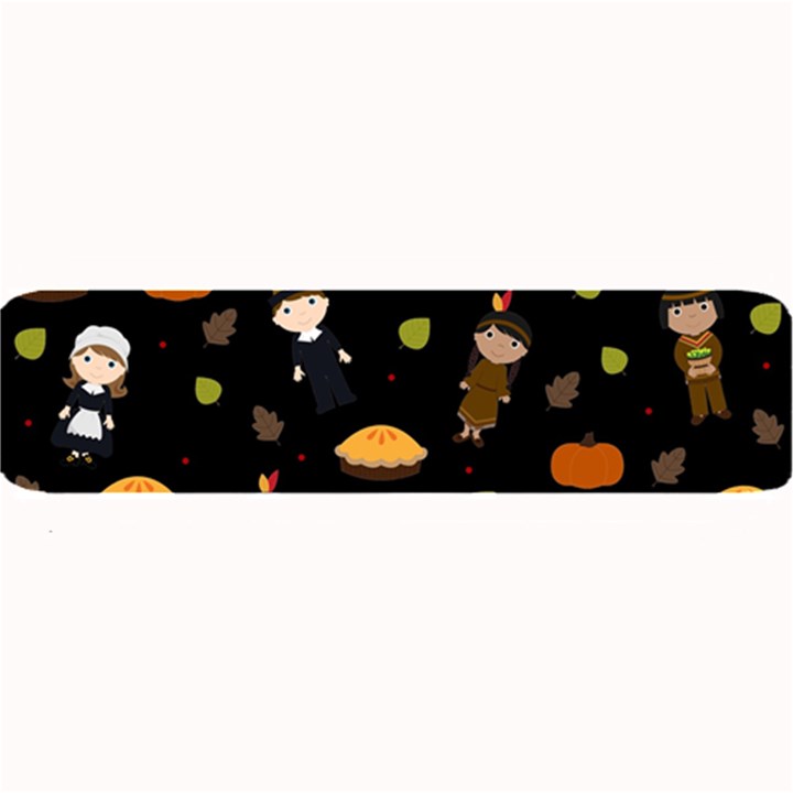 Pilgrims and Indians pattern - Thanksgiving Large Bar Mats