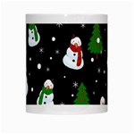 Snowman pattern White Mugs Center