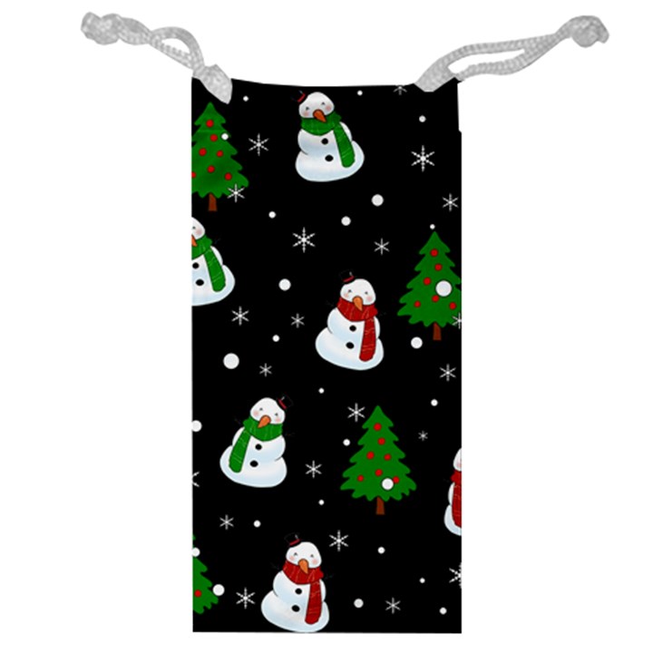 Snowman pattern Jewelry Bag