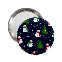 Snowman Pattern 2 25  Handbag Mirrors by Valentinaart