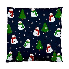 Snowman Pattern Standard Cushion Case (two Sides) by Valentinaart