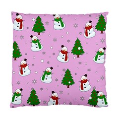 Snowman Pattern Standard Cushion Case (one Side) by Valentinaart