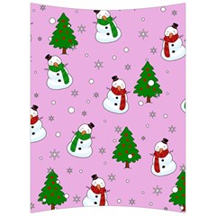 Snowman Pattern Back Support Cushion