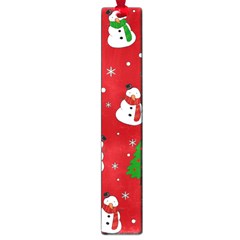 Snowman Pattern Large Book Marks by Valentinaart