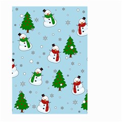 Snowman Pattern Large Garden Flag (two Sides) by Valentinaart