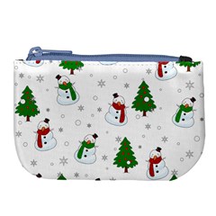 Snowman Pattern Large Coin Purse