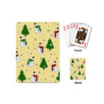 Snowman pattern Playing Cards (Mini)  Back