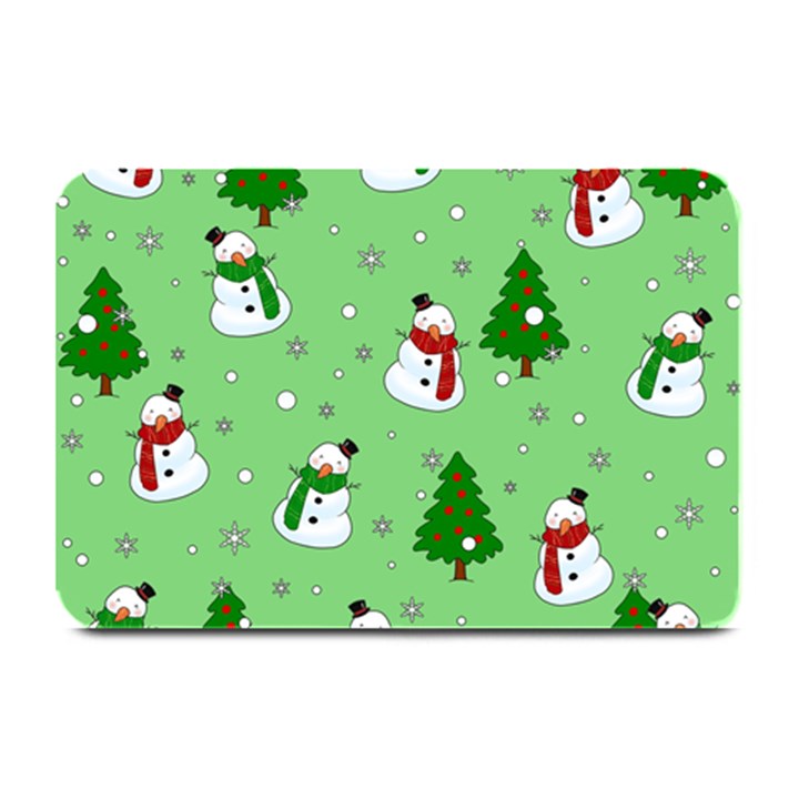 Snowman pattern Plate Mats