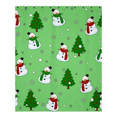 Snowman Pattern Shower Curtain 60  X 72  (medium)  by Valentinaart