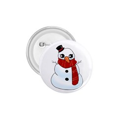 Kawaii Snowman 1 75  Buttons by Valentinaart